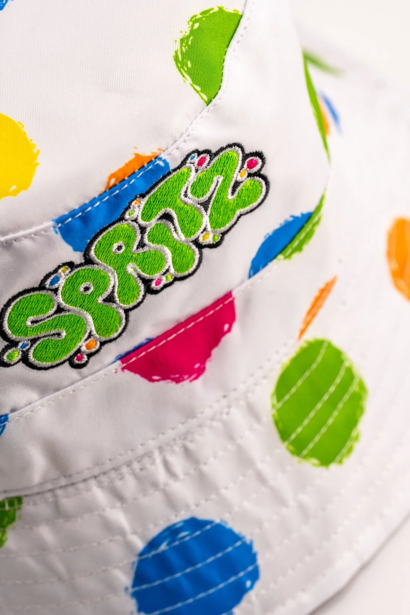 Polka Dot Reversible Bucket Hat - Image 2